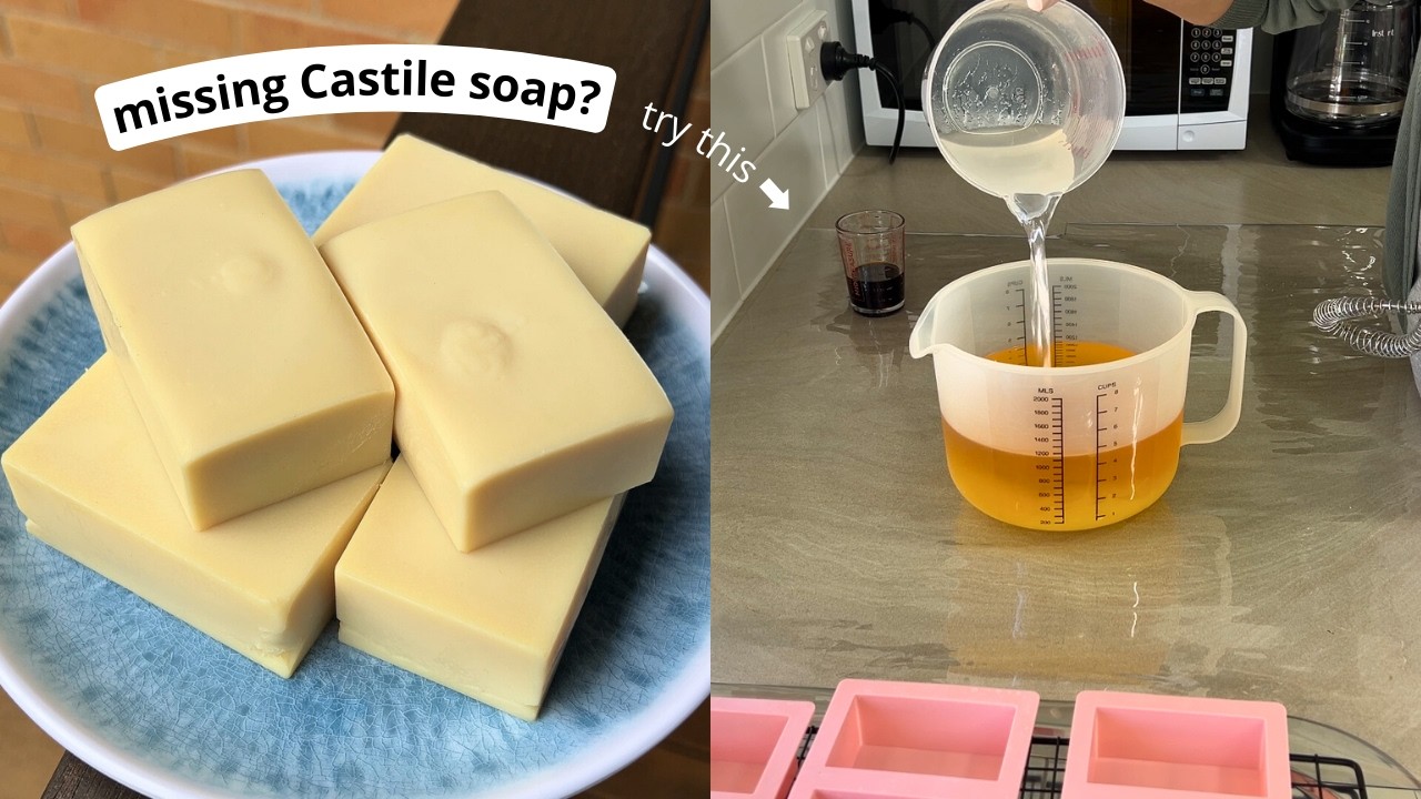 Rice bran oil: an olive oil alternative for castile soap (actually I think it's better)