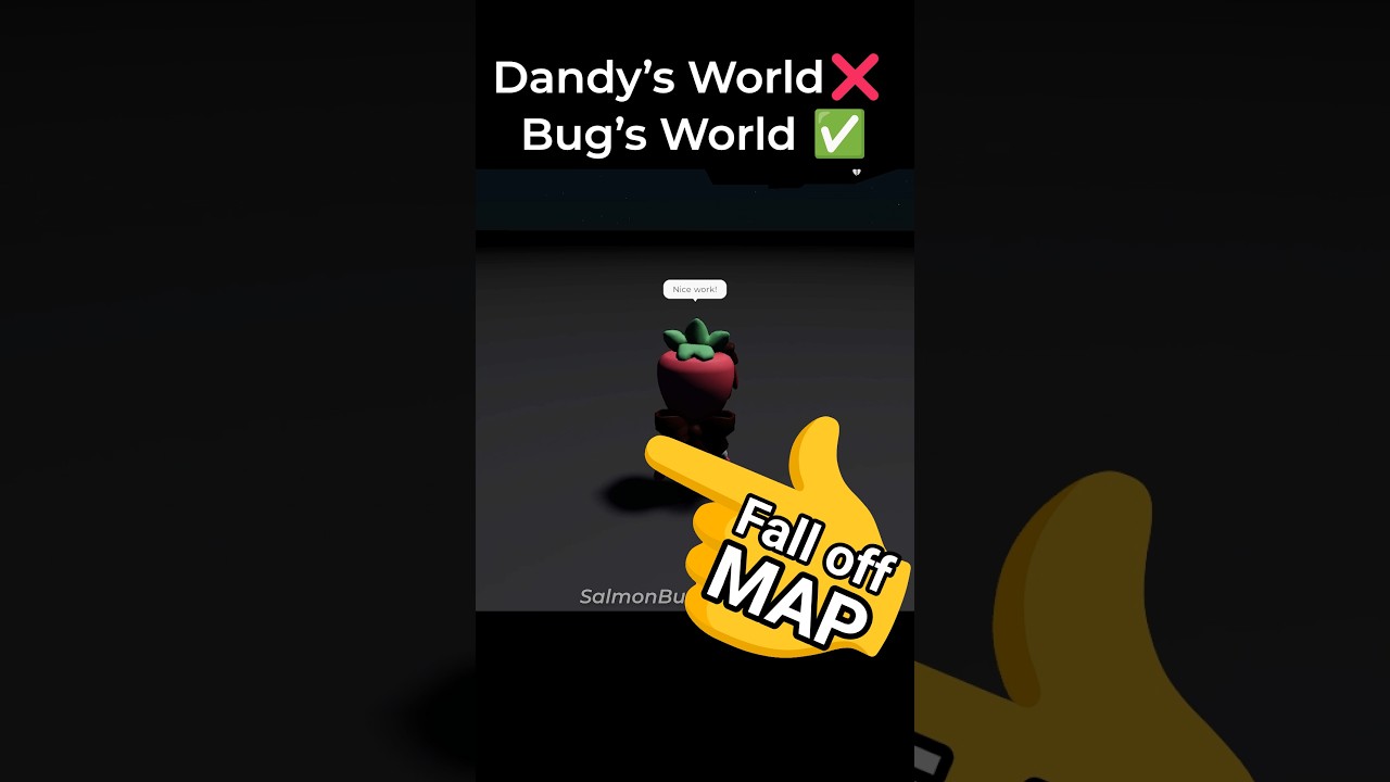 Bugs in Dandy's World Brusha update 😭 #dandysworld #roblox #update