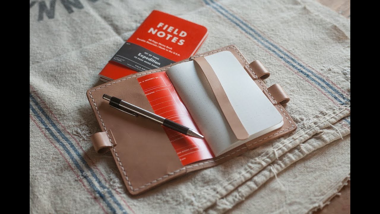 Making a Leather Notebook Case By Hand