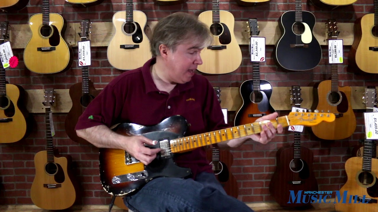 Fender Custom Shop '51 Heavy Relic HS Telecaster Sunburst DEMO - Manchester Music Mill