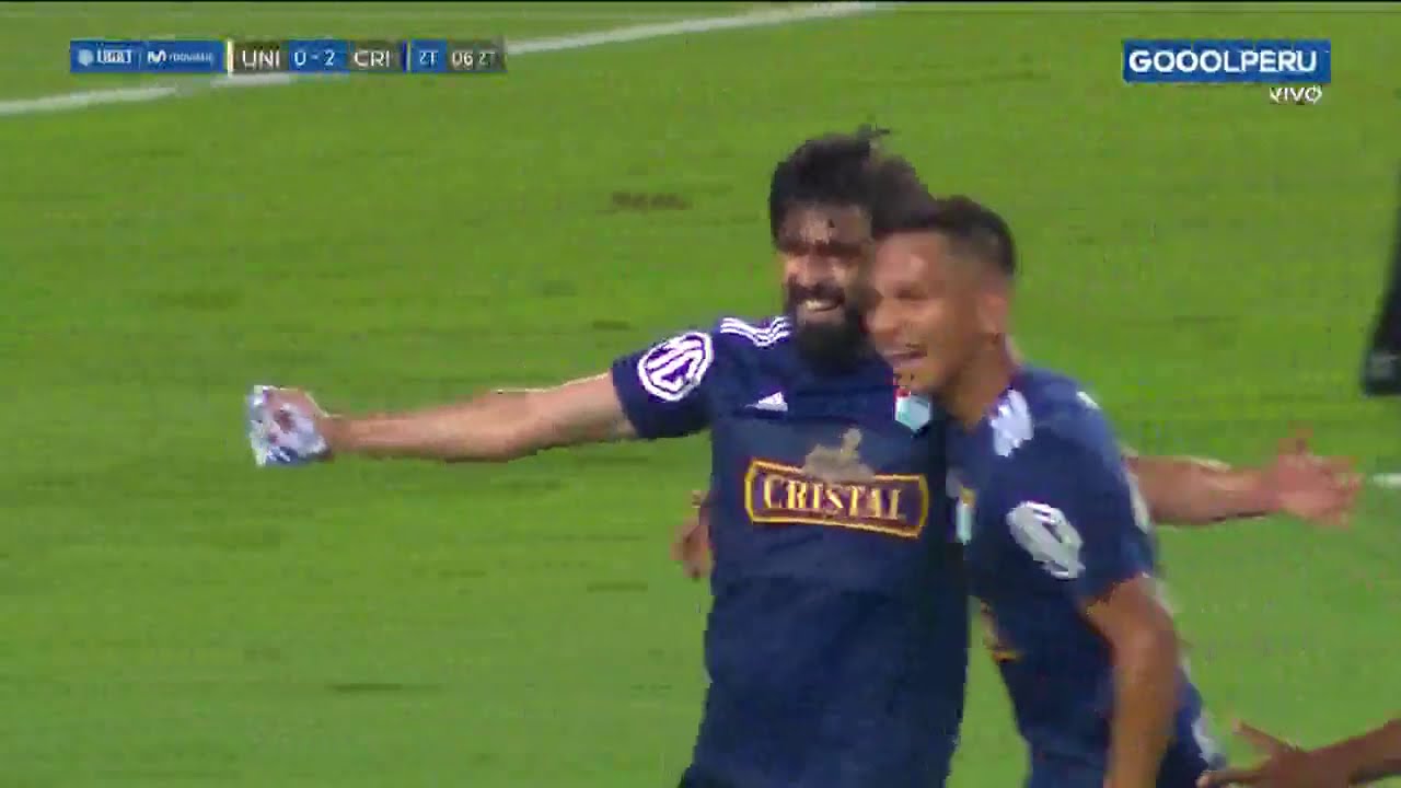Liga1 Movistar: Jorge Cazulo entr&oacute; al &aacute;rea de Universitario y marc&oacute; el 2-0 para Sporting Cristal