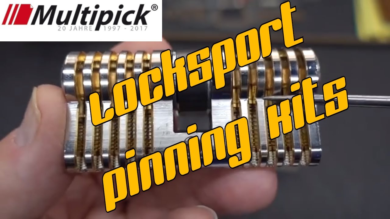 (1355) Обзор: Наборы для установки штифтов Multipick Pining Kits для LockSport