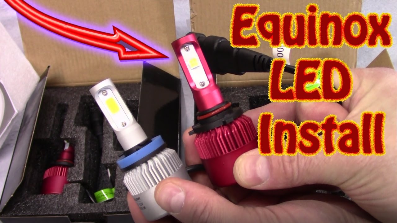 DIY Chevy Equinox LED Bulb Installation   How to Replace a Headlight Bulb on a Chevy Equinox