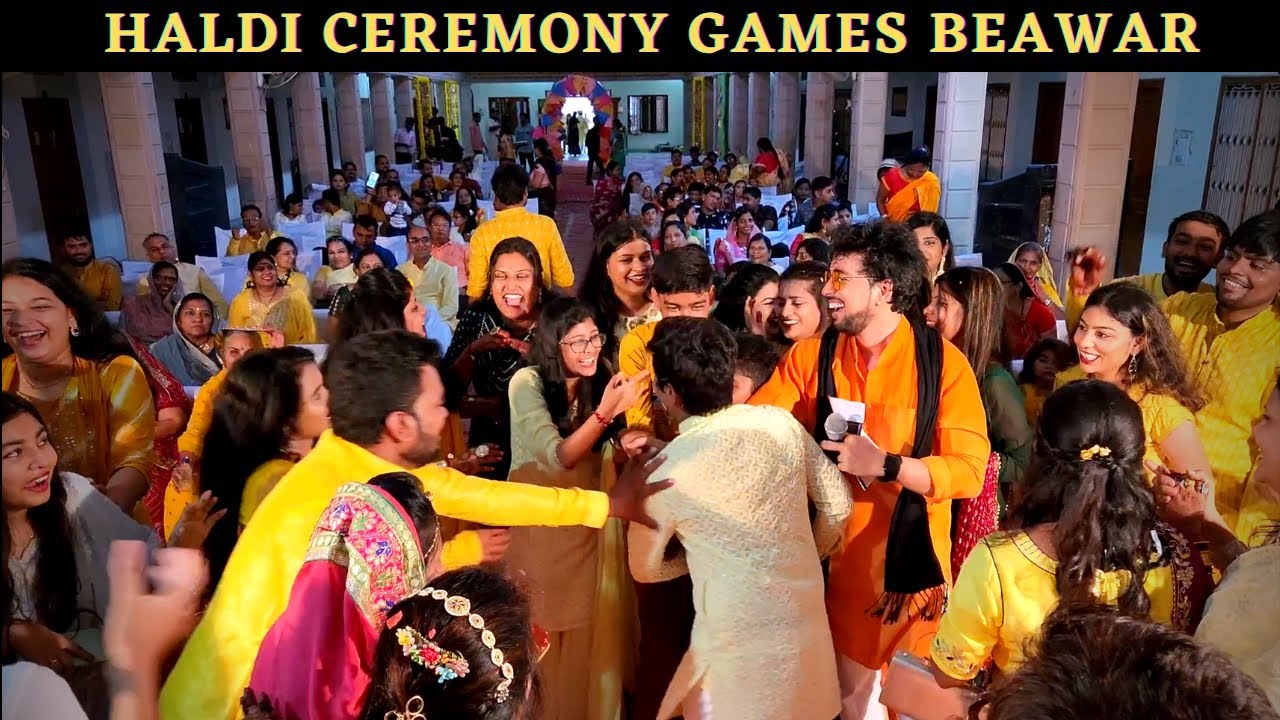 Best Haldi Anchor Beawer Sirohi Chittorgarh Jaisalmer Rajasthan | Anchor Mann Sharma Haldi Games Fun