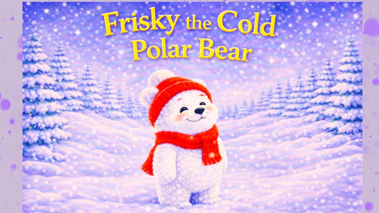Frisky the Cold Polar Bear 🐻‍❄️❄️ | A Cozy Winter Bedtime Story for Kids