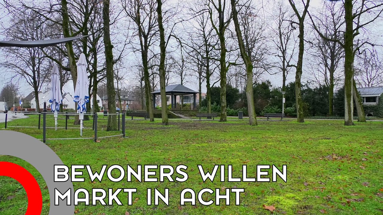 Wel 12.015 handtekeningen voor een markt in Acht.