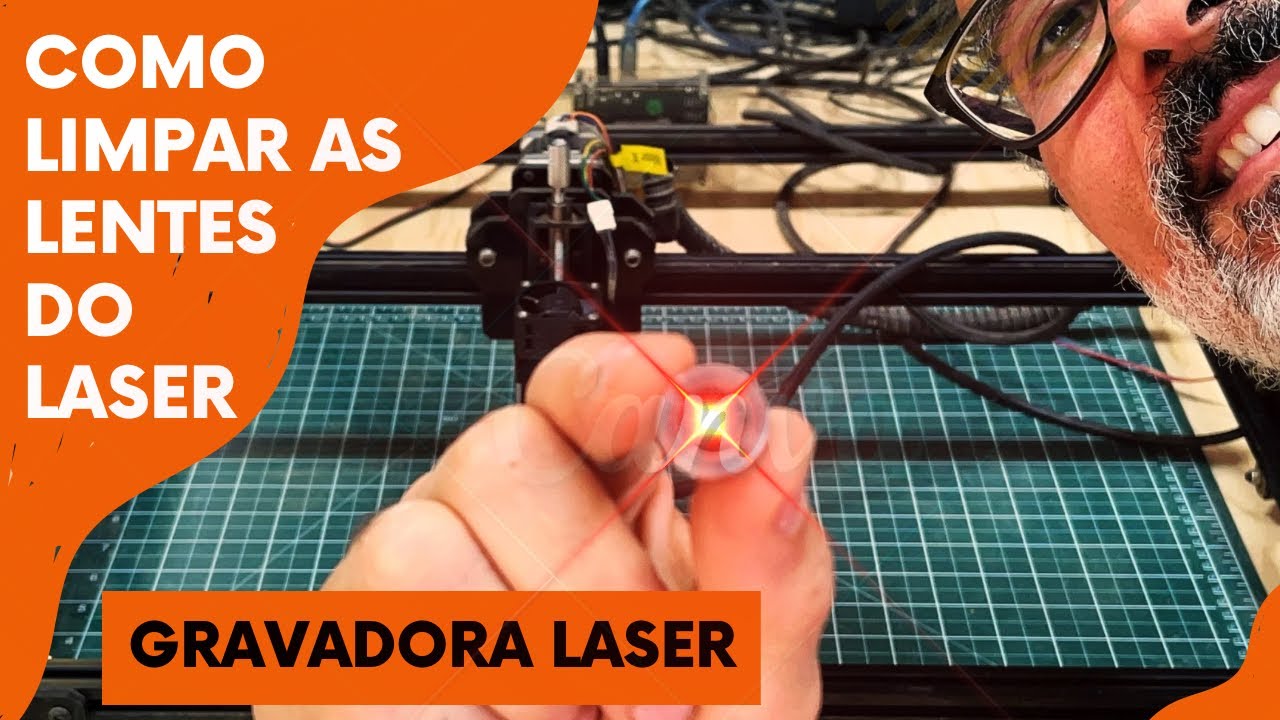 Aprenda como limpar as lentes do laser da sua CNC! Aula completa para deixar sua máquina como nova