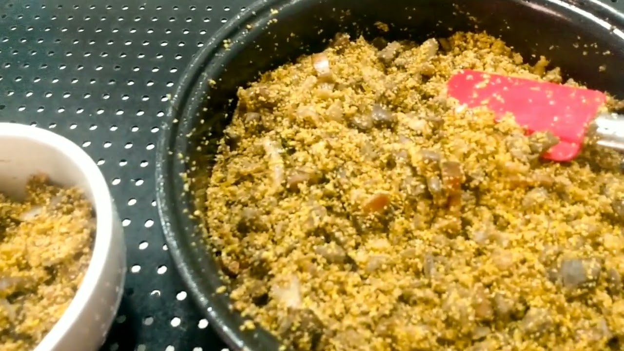 comeu muito essa farofa,com miúdos de frango