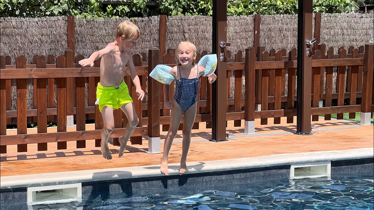 # 47 HIJ DOET HET! Waylon Zwemt Helemaal Zelf – Zonder Bandjes! 🏊‍♂️🔥”