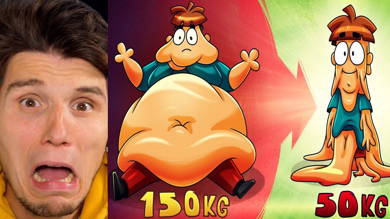Paluten REAGIERT auf Was Würde Passieren, Wenn du Plötzlich 100 kg Verlieren Würdest?
