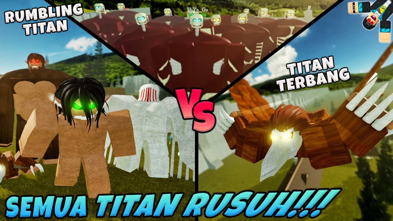GILA!! TAK Terhindarkan RUMBLING Titan Vs JAW Titan TERBANG Vs Fraksi EREN