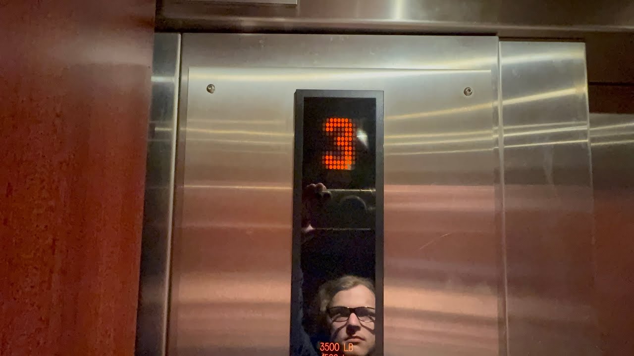 Nashville TN Kone MRL Parking Garage Elevator at Embassy Suites Nashville Vanderbilt