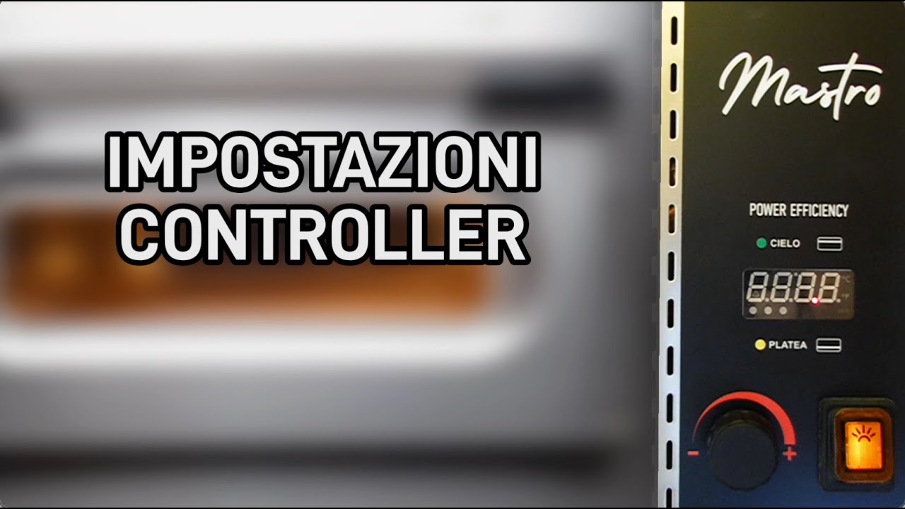 Prima accensione e spiegazione del controller digitale del CF62E Mastro e del CF62E