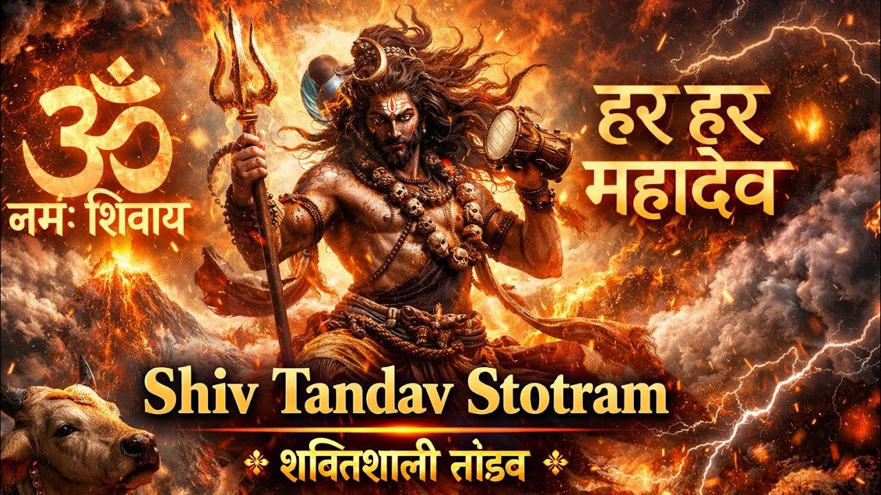 Shiv Tandav Stotram | हर हर महादेव 🔱 | Powerful Mahadev Tandav | Divine Devotional Video 2026