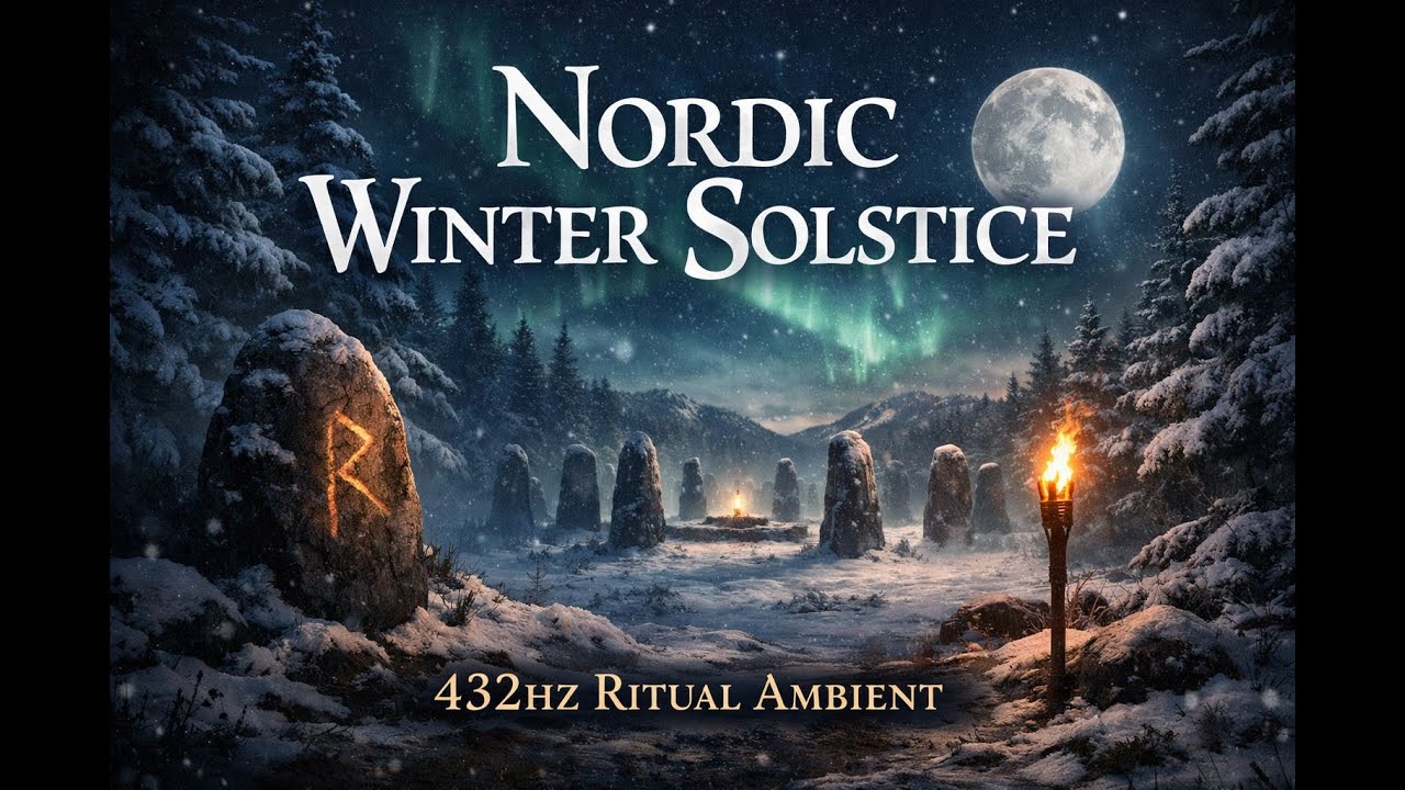 The Longest Night of the North ❄️ Nordic Winter Solstice Ambient 432Hz