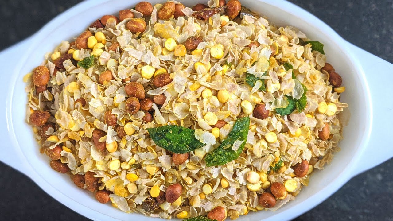 Rice flakes mixture recipe | Instant Snacks