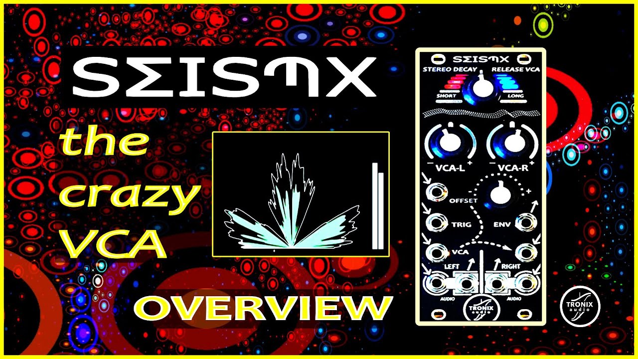 funky VCA Stereo Module for Eurorack Video Overview