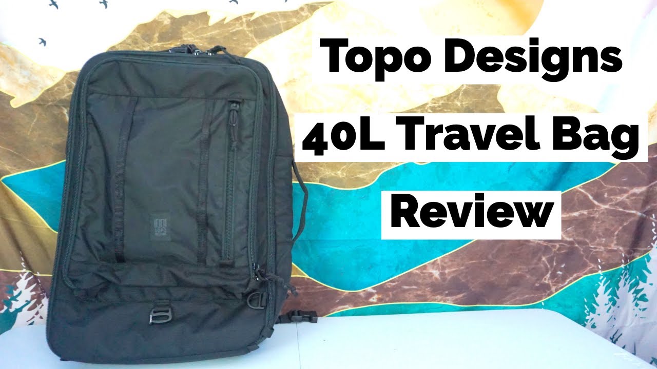 Обзор дорожной сумки Topo Designs объемом 40 литров!