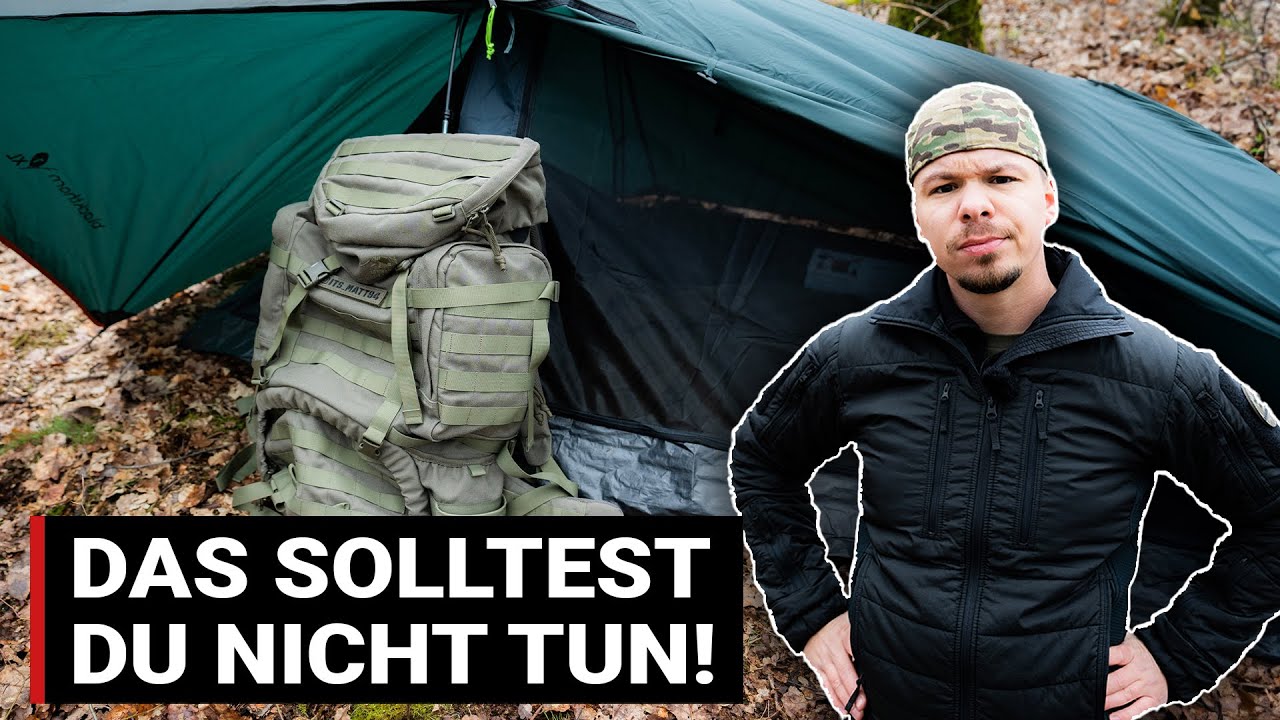 10 Fehler die jeder Anf&auml;nger beim Zelten macht!