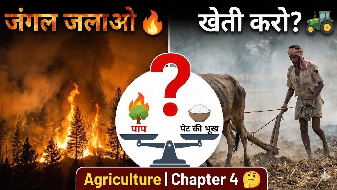जंगल जलाओ, खेती करो? 🔥 