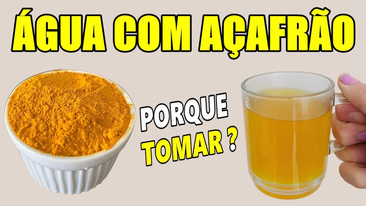 Se Você Tomar ÁGUA com AÇAFRÃO Essas 5 Coisas Vão Acontecer com Você!!