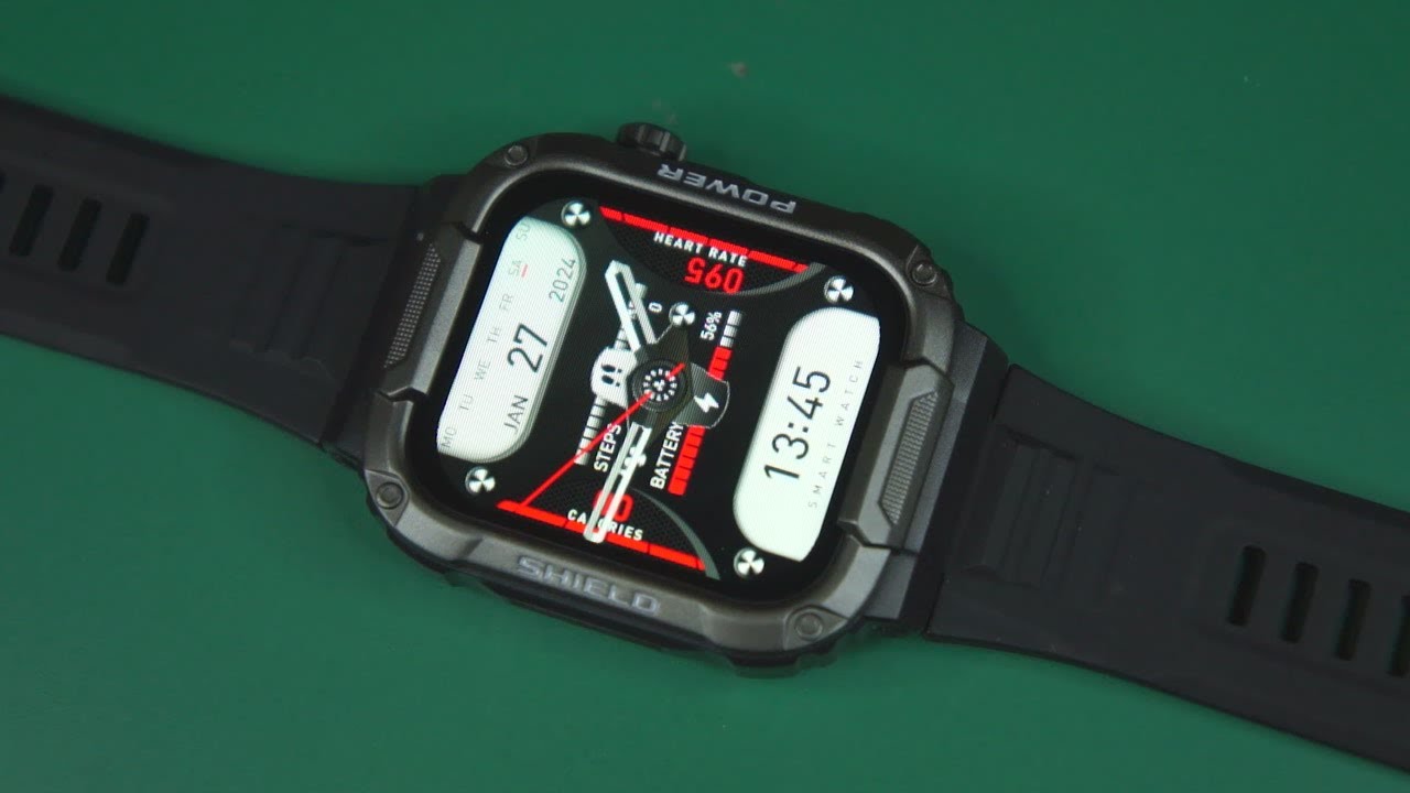 MELANDA MK66 - BT Calling Military Smartwatch - Unboxing Feature review (link in the description)