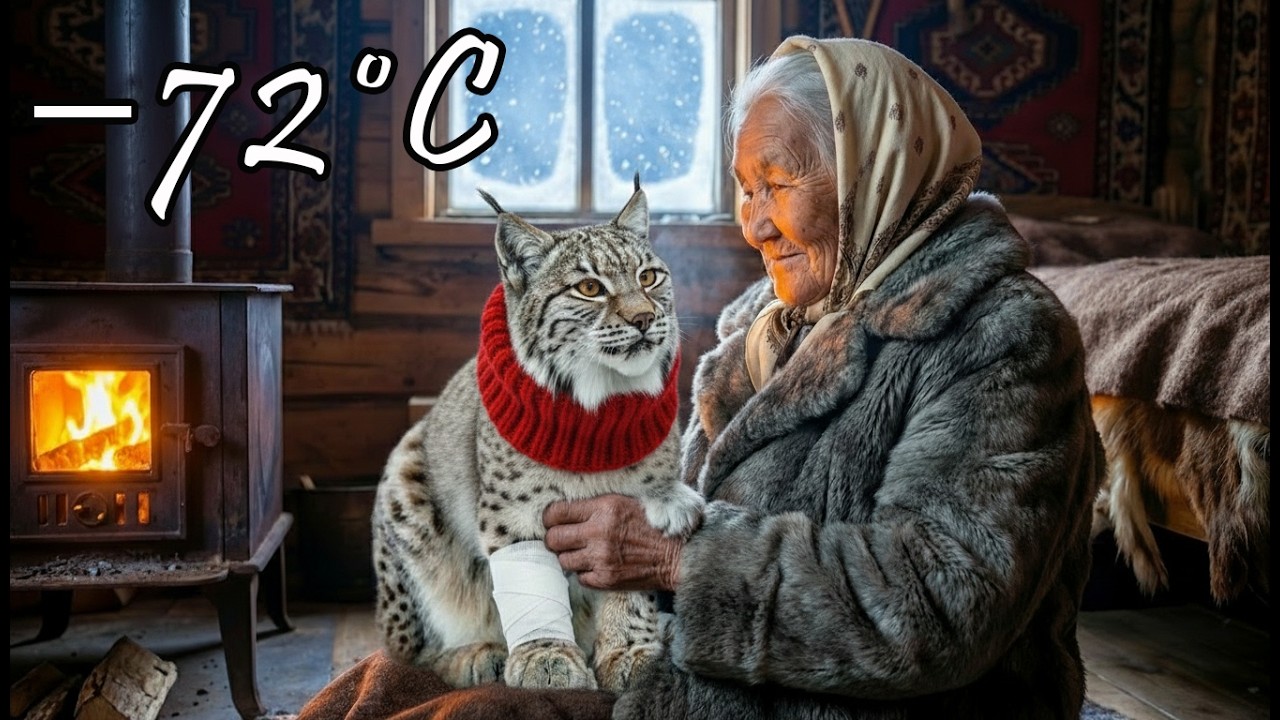 An Elderly Woman Rescued a Frozen Lynx Cub — Then Something Unexpected Happened
