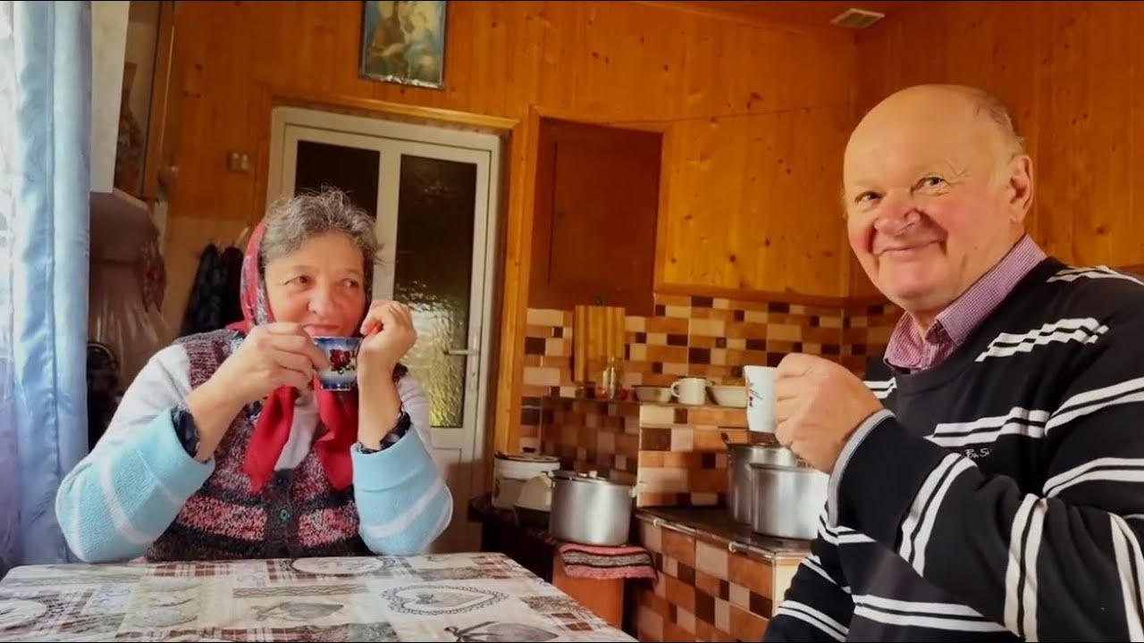 Long video | Golden autumn at grandpa and grandma
