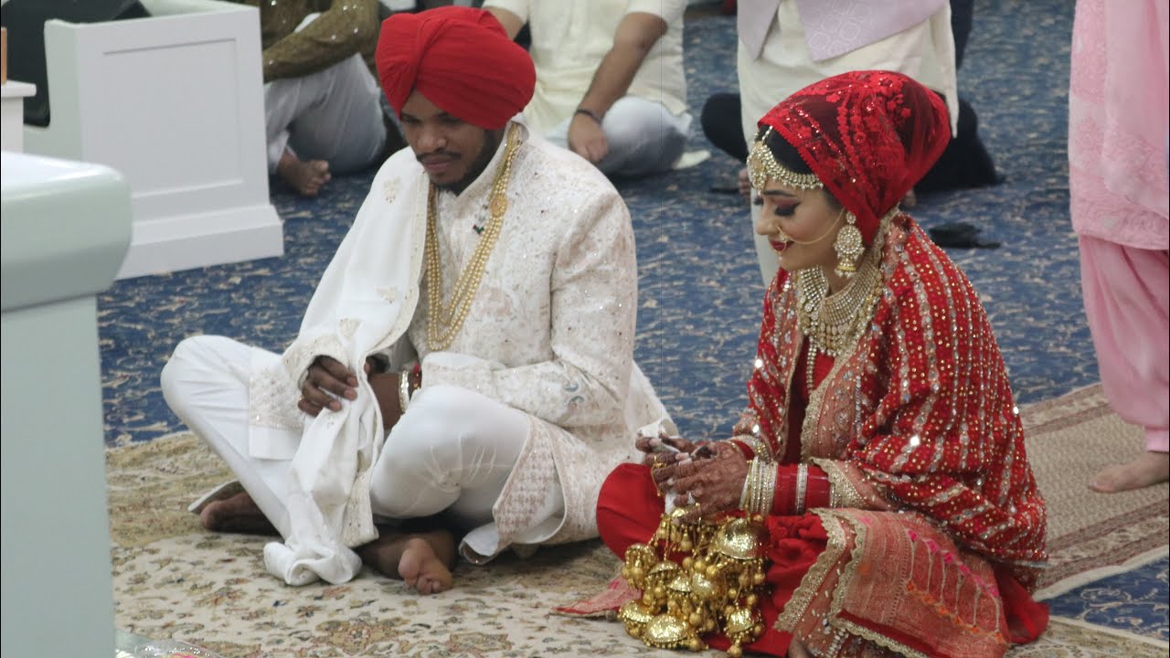 Our Anand Karaj ❤️😍 #marriagevlog #anandkaraj #dominicanrepublic #punjabiwedding 