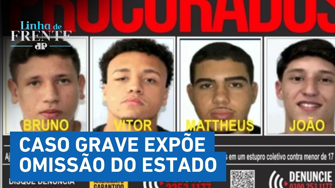 Jovens seguem presos após caso de estupro coletivo no Rio de Janeiro | LINHA DE FRENTE