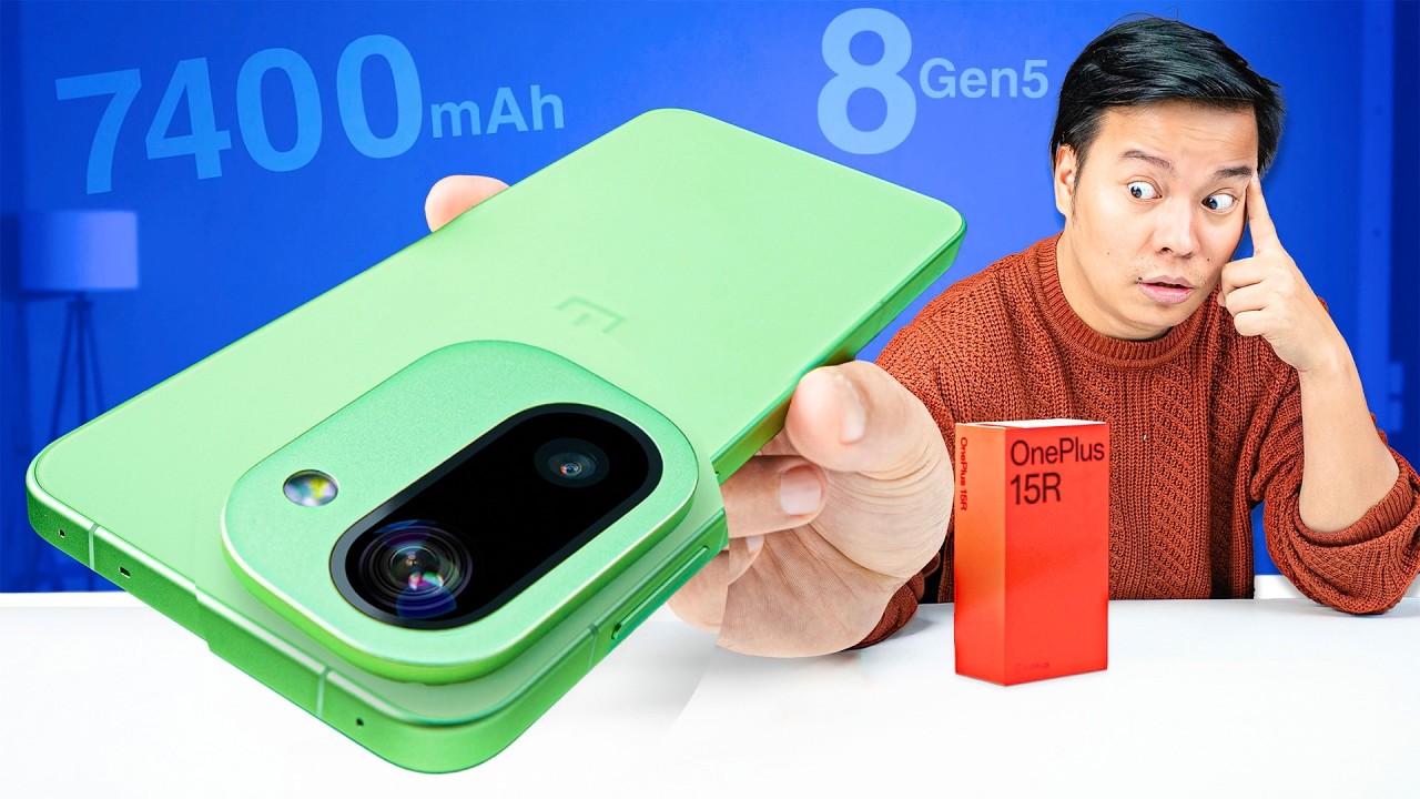 Oneplus 15R Unboxing & Test - 7400mAh & SD 8 Gen 5 Combo but?