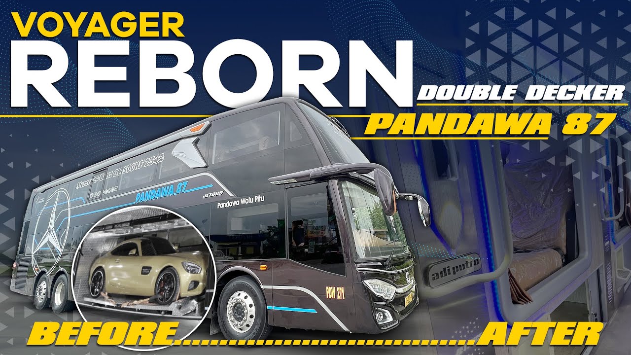 Voyager Reborn : Jetbus3+ SDD (Double Decker) Kekinian Fenomenal PO Pandawa 87 Mercedes-Benz OC500RF