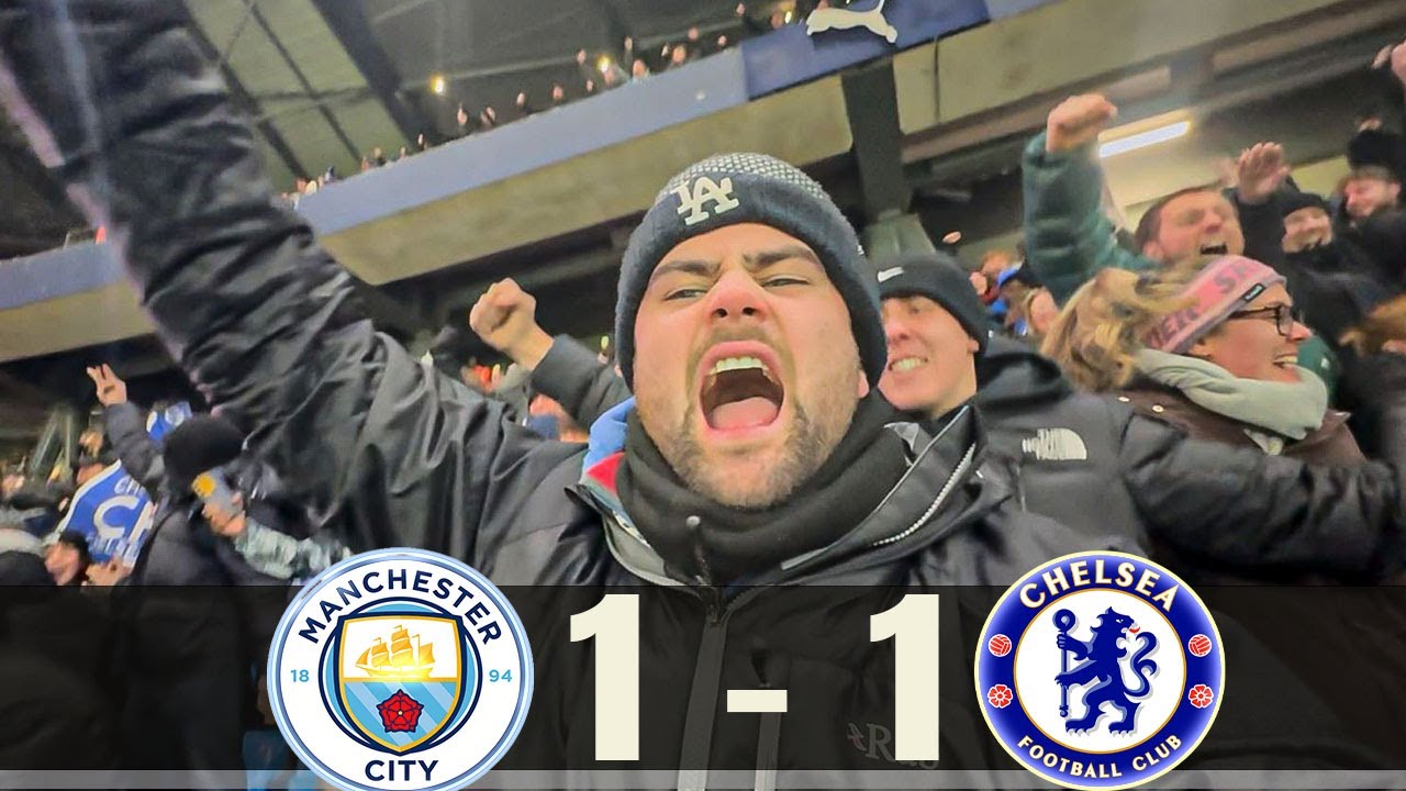 LIMBS In Machester As Fernandez Scores Late!! 😱 | Man City 1 - 1 Chelsea | Matchday Vlog (Alex)
