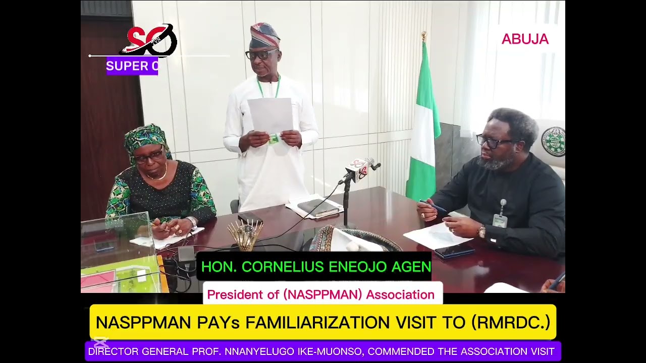 NASPPMAN PAYS FAMILIARIZATION VISIT TO (RMRDC) IN ABUJA.