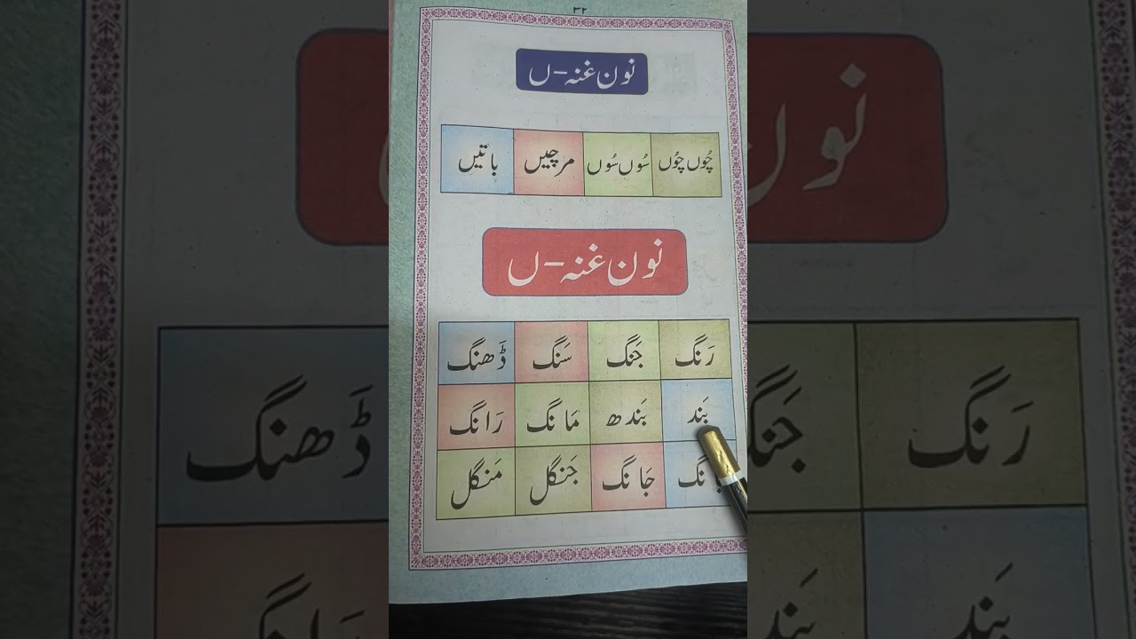 Class 16 - Aao Urdu Sikhein - Noon Gunna aur Tashdeed