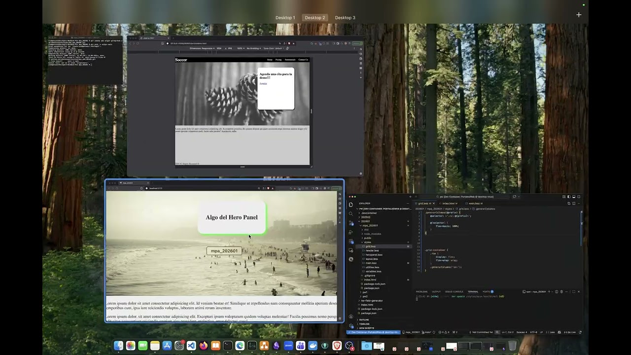 Sistema de Grillas de 12 Columnas con Less CSS