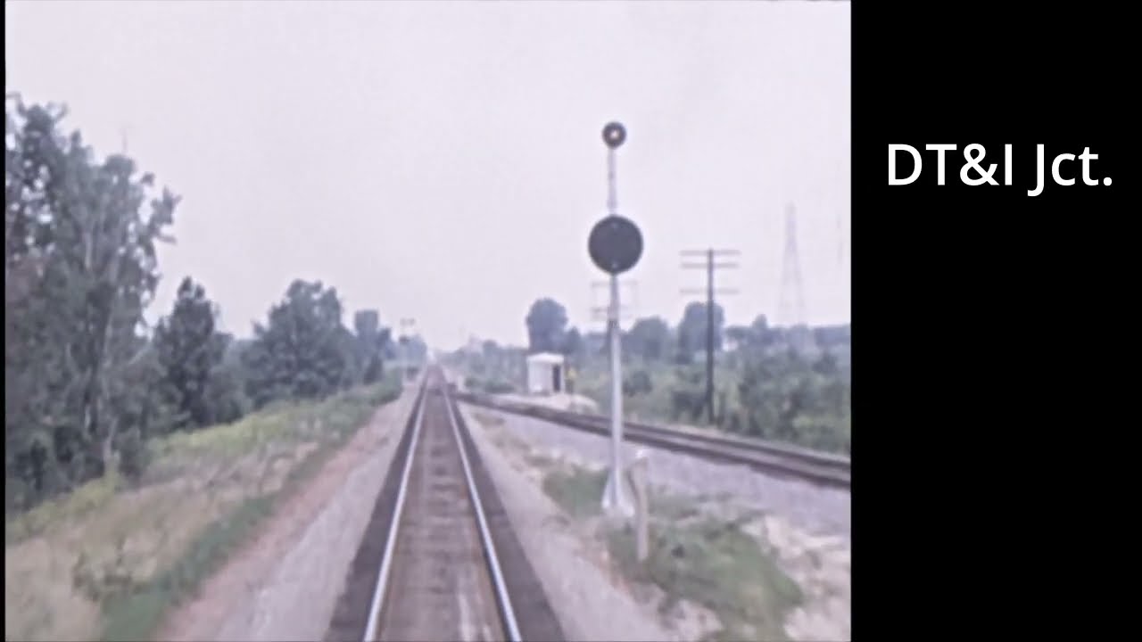 RDC Cab Ride on the B&O From Lima, OH to Detroit 1966