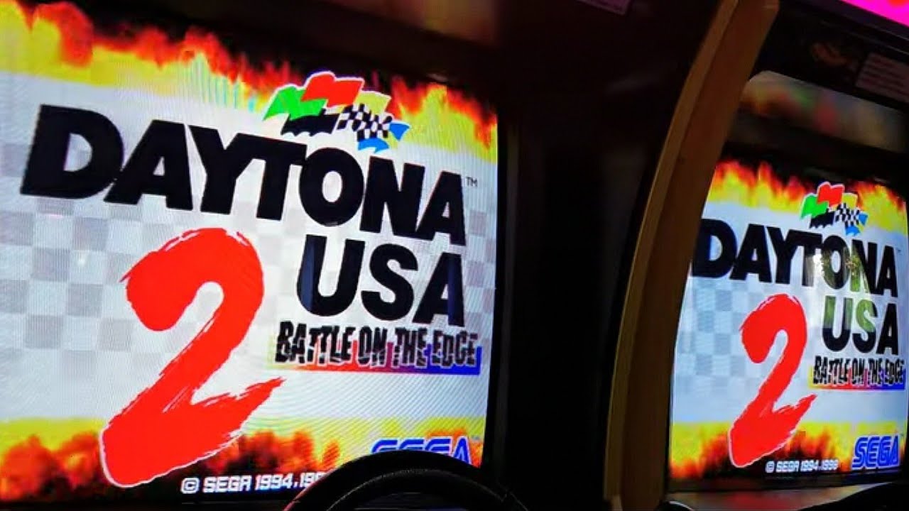 [BEGINNER] Sega Daytona USA 2 1998 full original twin arcade machine