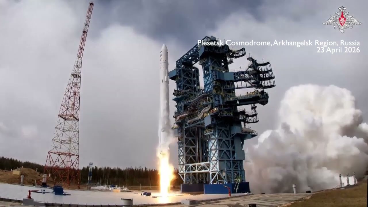 Russian Angara-1.2 spacecraft with military satellites on board takes off from Plesetsk cosmodrome