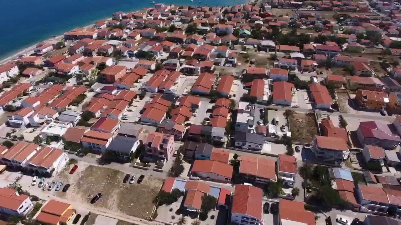 Vir wyspa Chorwacja z lotu