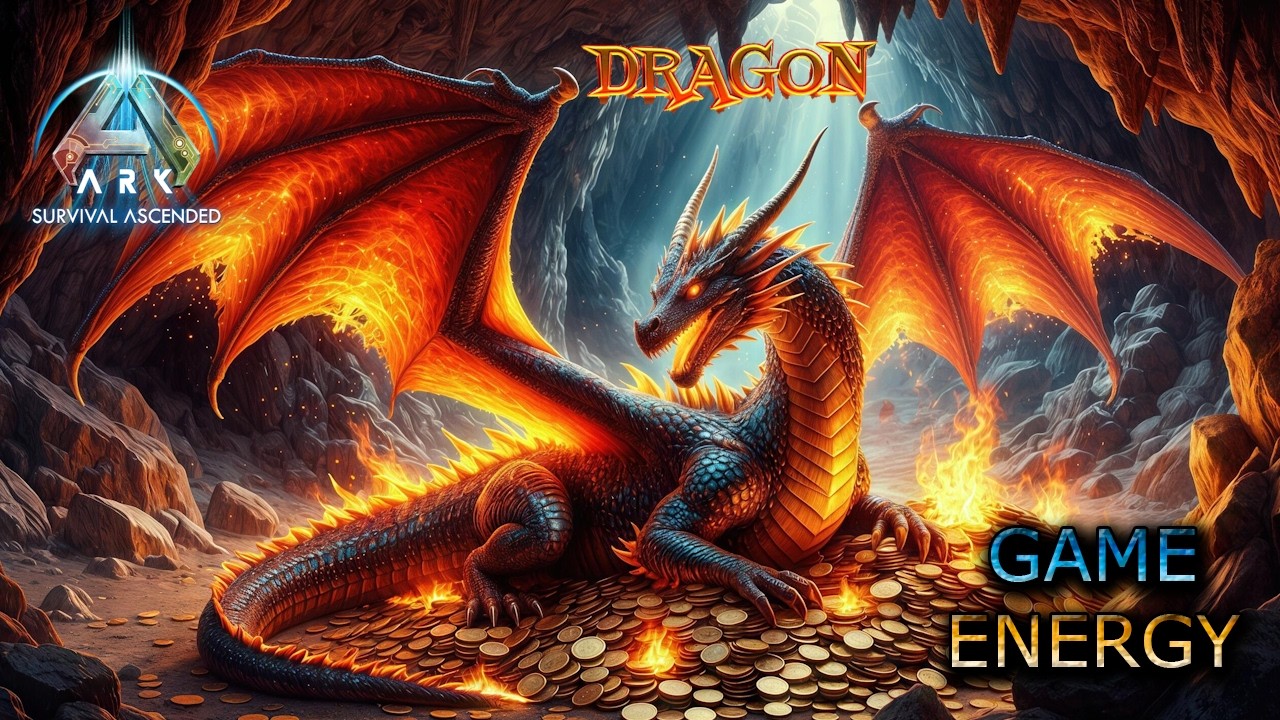 Сокровища дракона. ARK ascended. 18-ый день. Седьмой сезон. Lost colony. #GAME ENERGY
