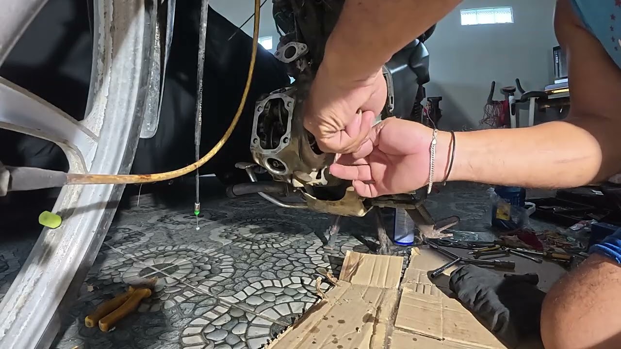 DIY top overhaul honda xrm 110 pag assemble