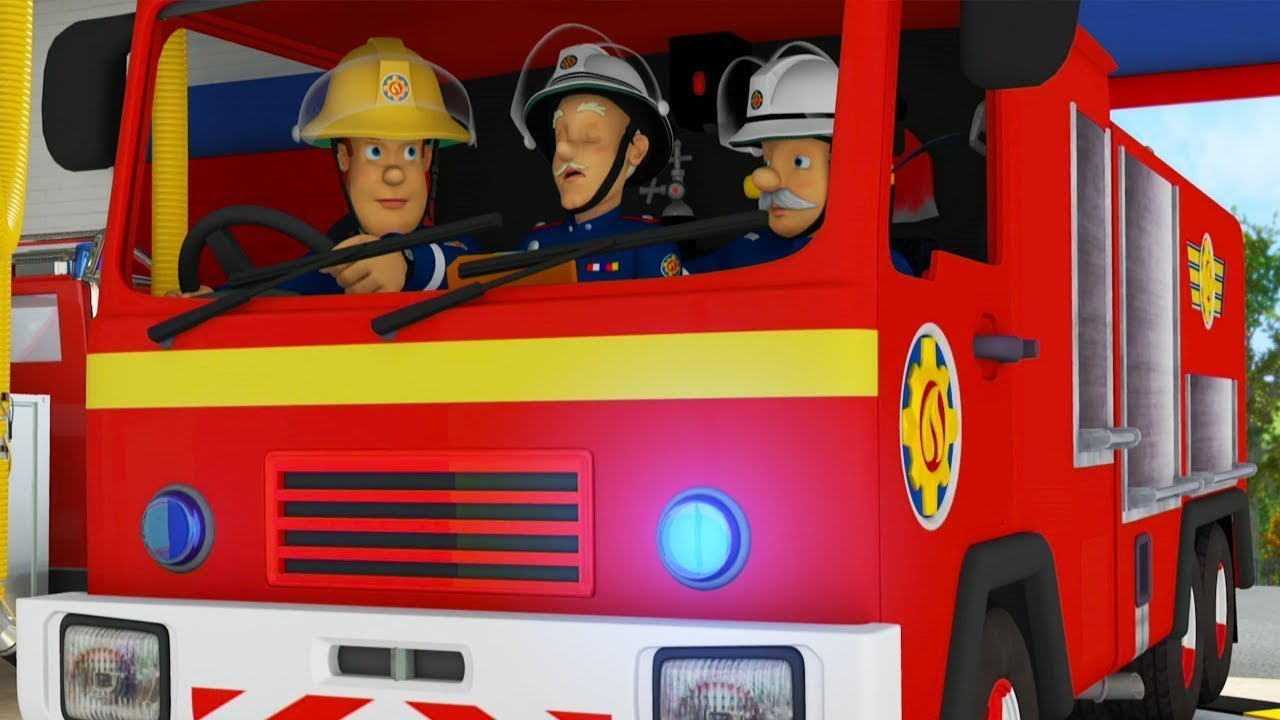 Sam el Bombero en Espanol | Problemas En El Autobus - Rodeado de fuego | Dibujos animados