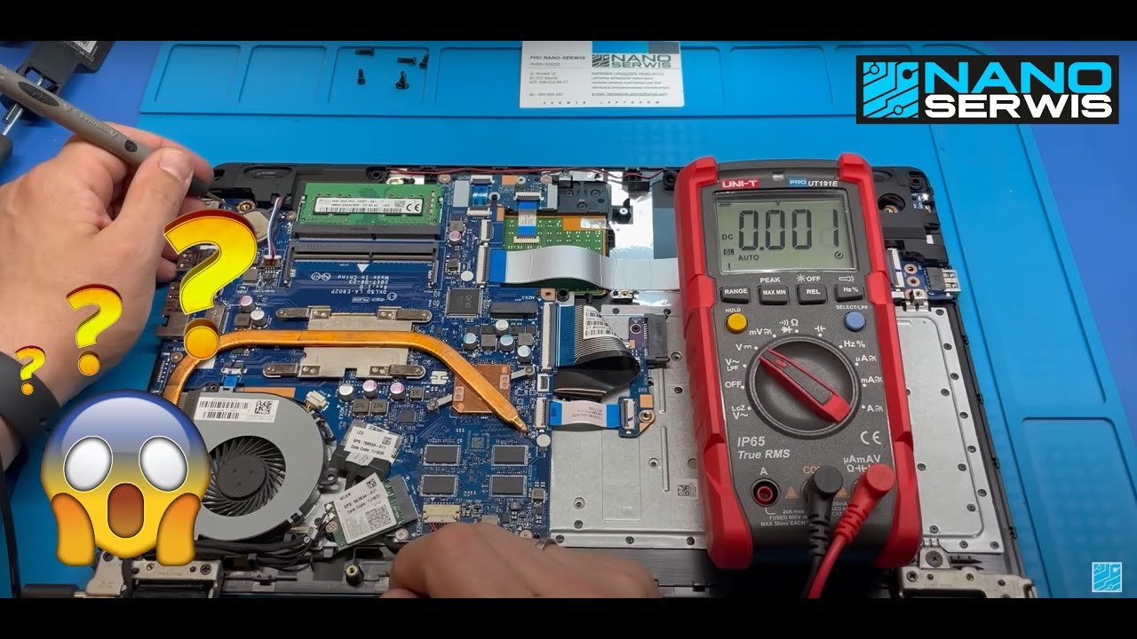💥COŚ SIĘ  S.... 🤣POPSUŁO 😁HP PAVILION 15 NAPRAWA LAPTOPA #nanoserwis