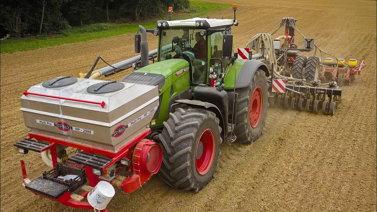 Semis de colza 🇫🇷 avec un Fendt 942, semoir équipé de la technologie TrueTracker