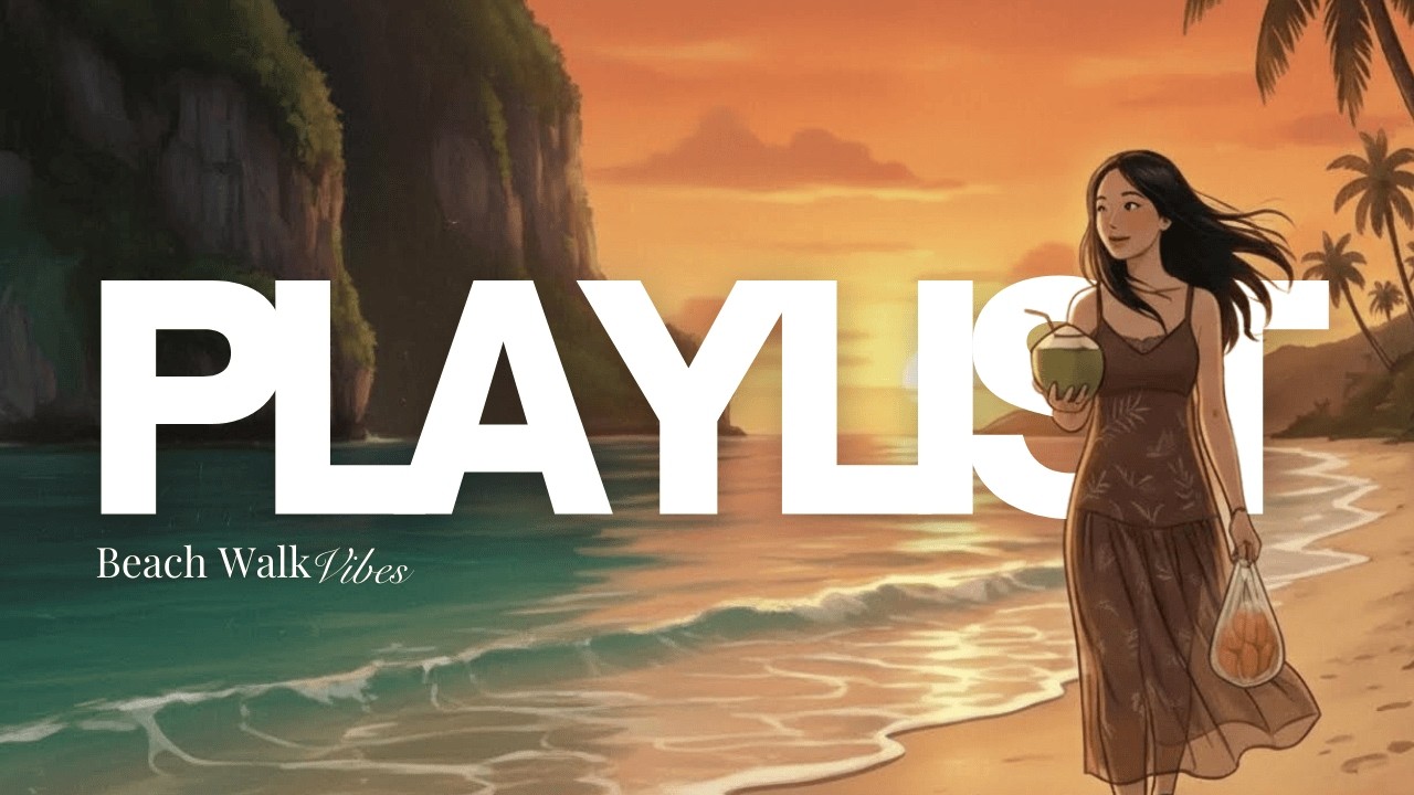 [Thailand Playlist] Phuket Beach Walk & Sunset Vibes 🌊 🌅 I Vol. 16