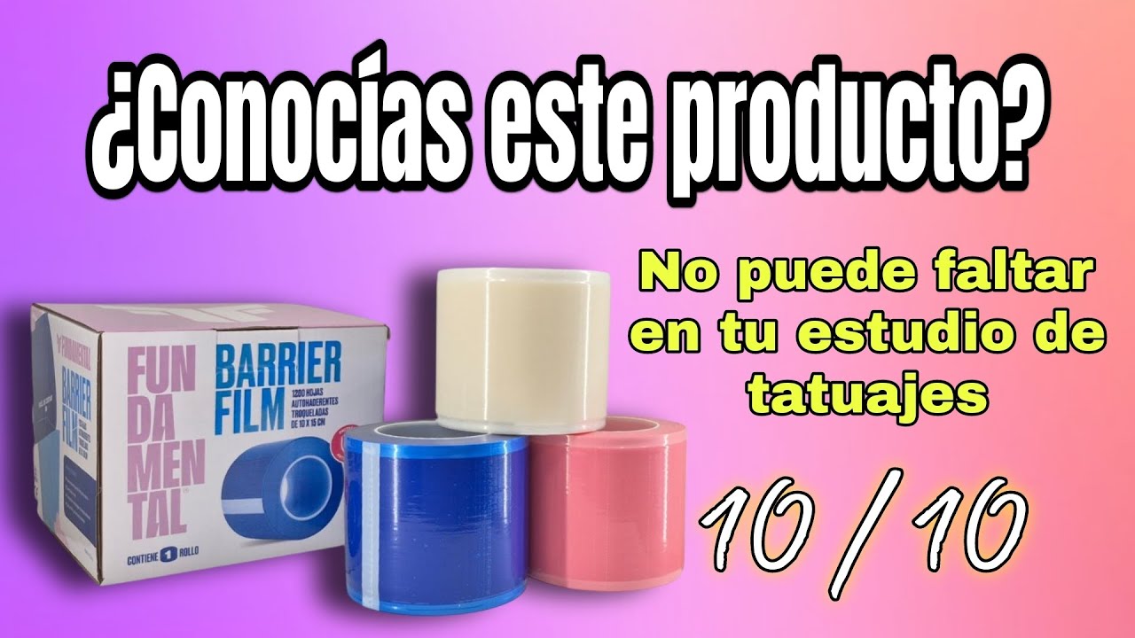 BARRIER FILM ¿LO CONOCÍAS? INFALTABLE EN TU ESTUDIO DE TATUAJES