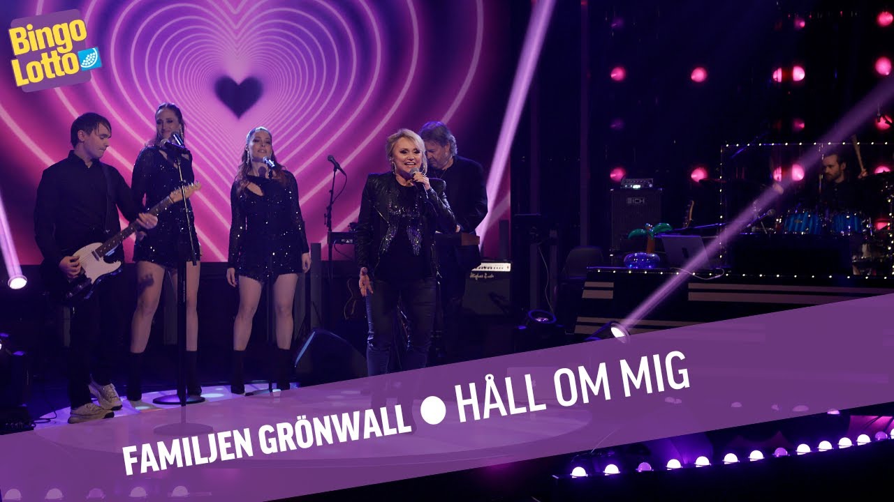 Nanne Grönwall m familj -  Håll om mig - Live BingoLotto 23/2 2025