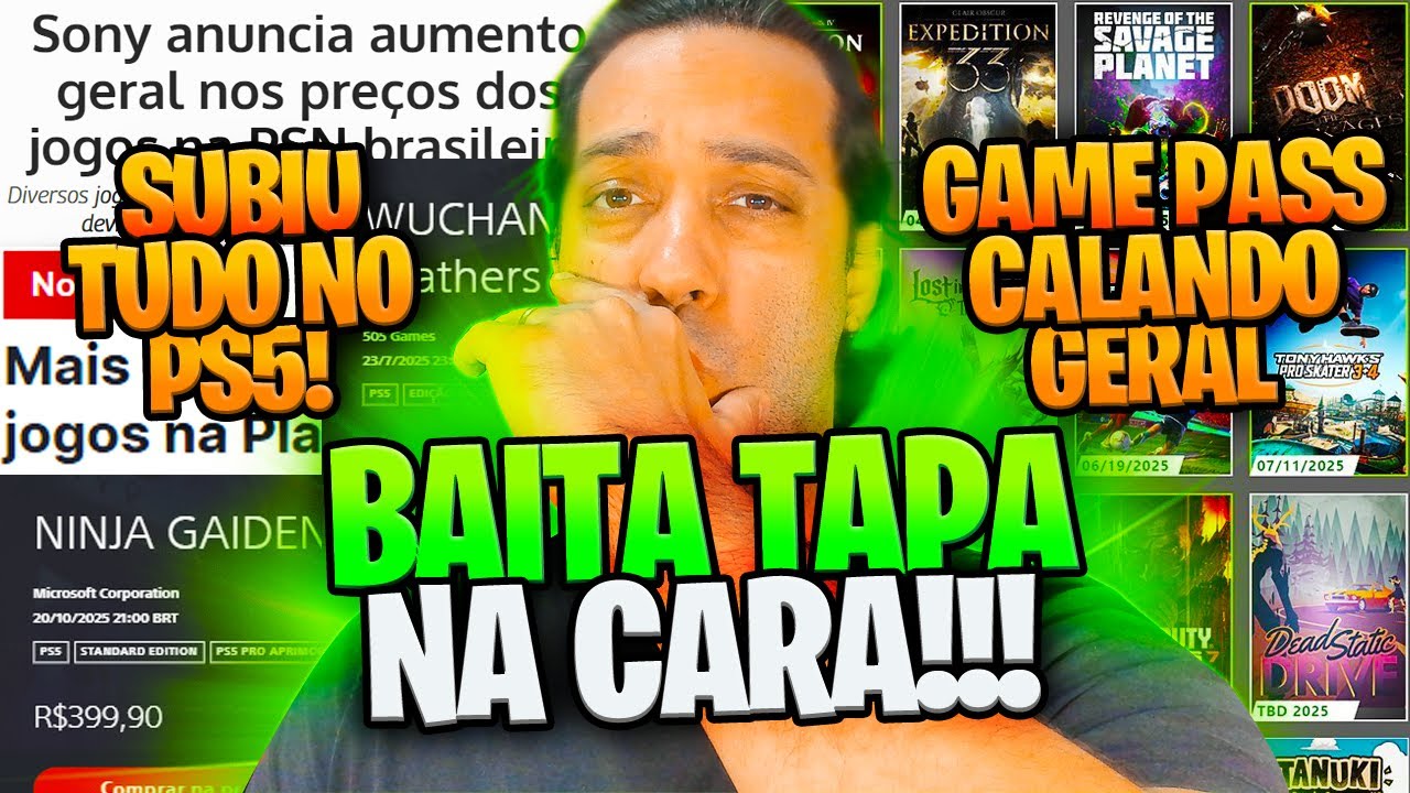 LAPADA SECA! GAME PASS &eacute; DESTRUIDOR com TUDO ISSO e STEAM no XBOX PEGANDO FOGO!