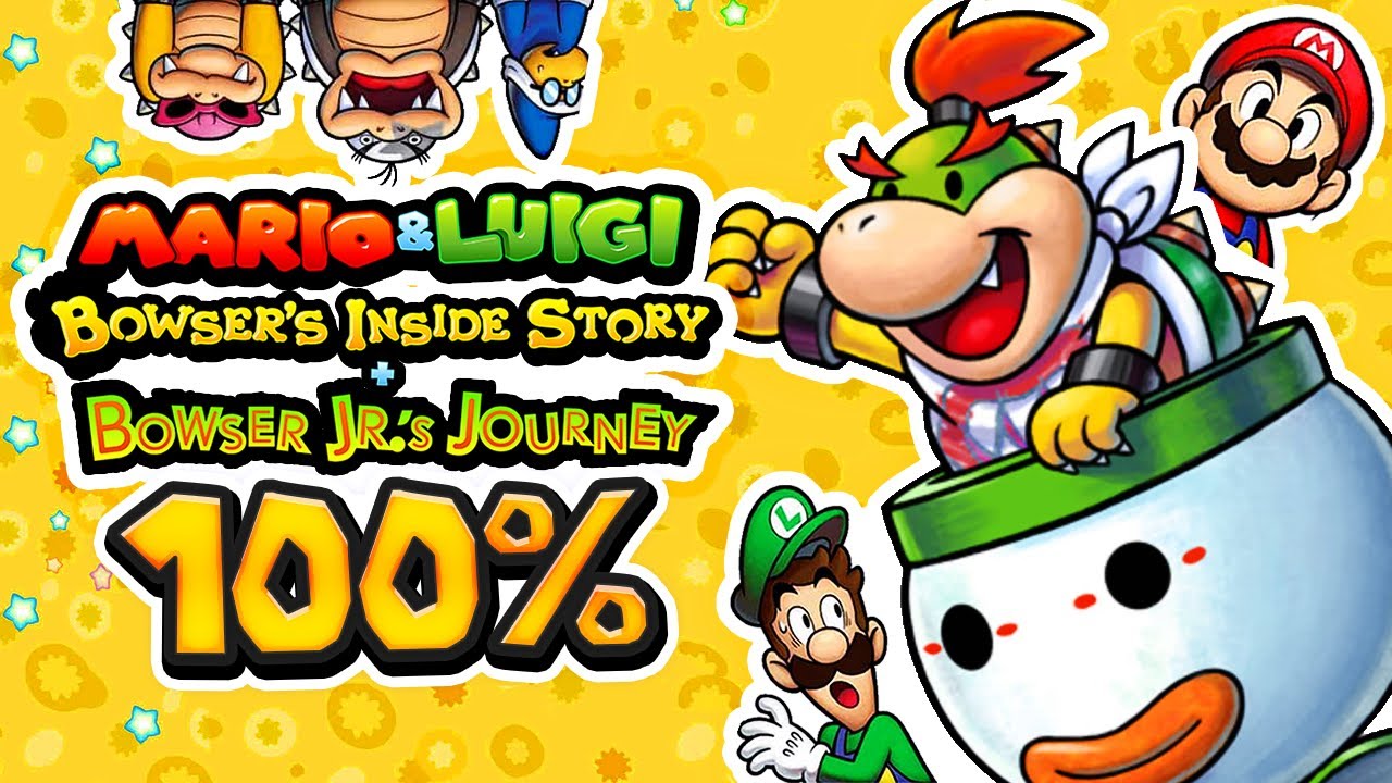 Mario & Luigi + Bowser Jr.'s Journey - 100% Longplay Full Game Walkthrough Gameplay Completion Guide